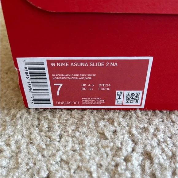 Nike Women’s Asuna Slide 2 NA - Sz 7 US - Picture 2 of 4
